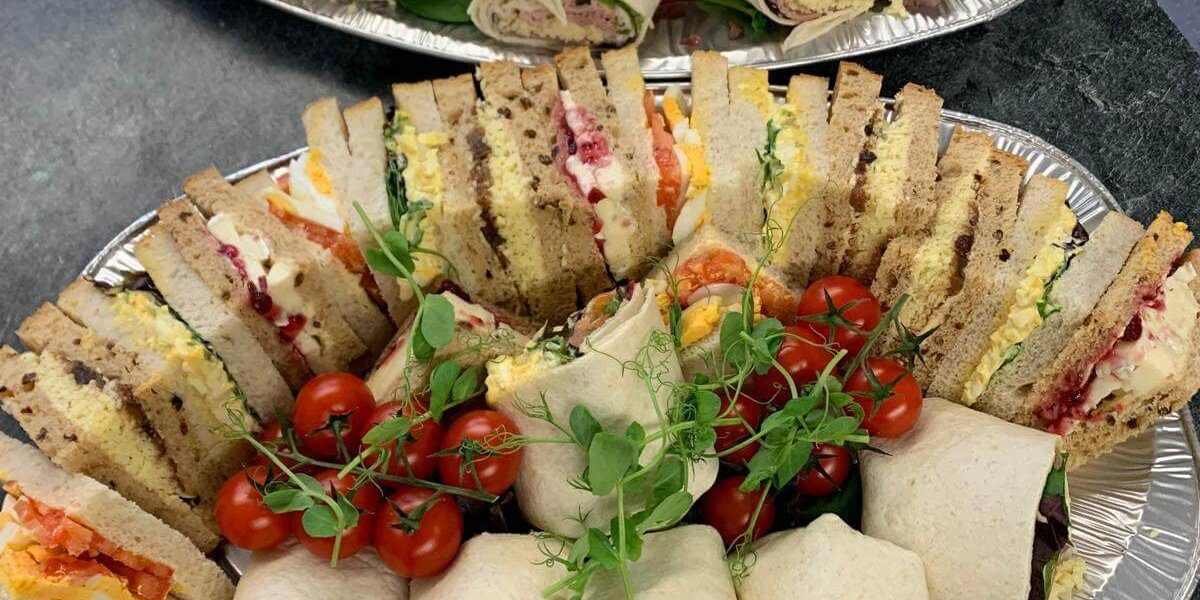Sandwich and wraps platters